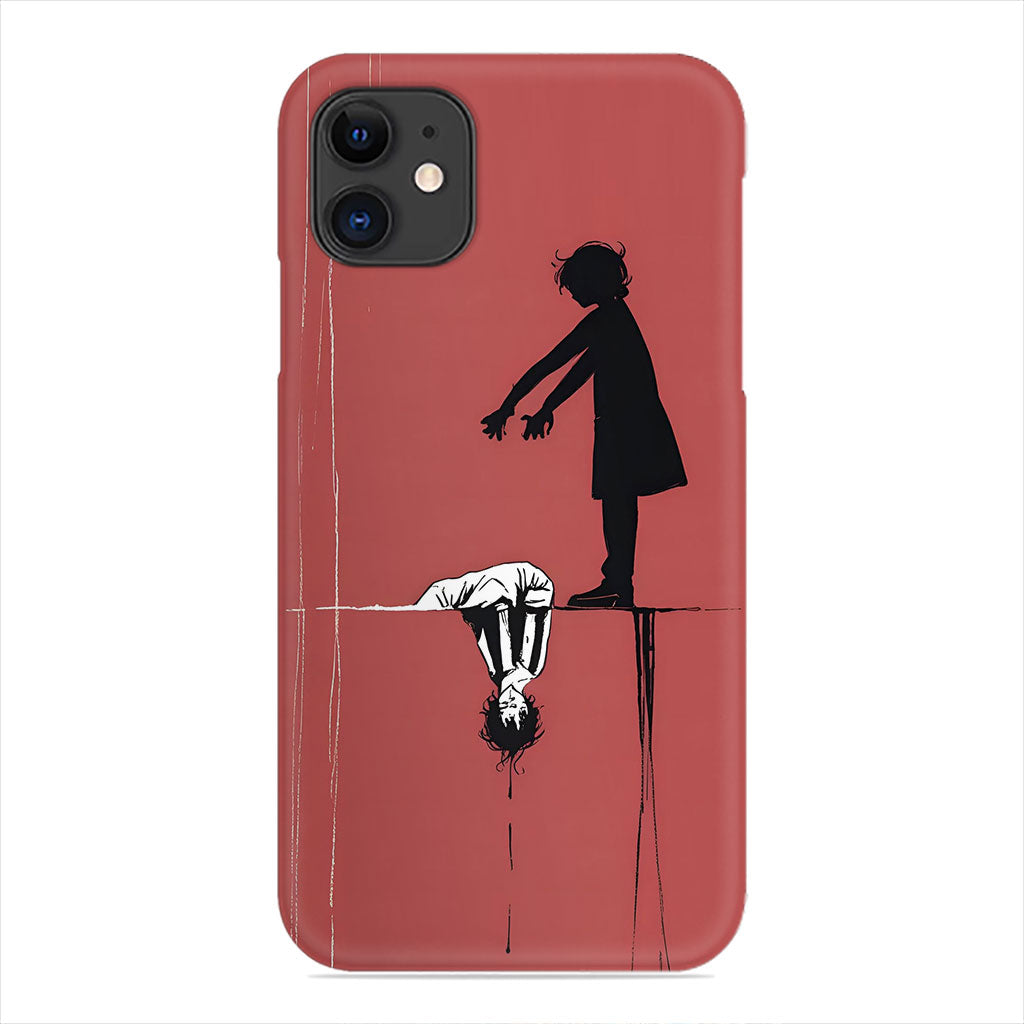 Reflection Art Phone Case - Silhouette Design