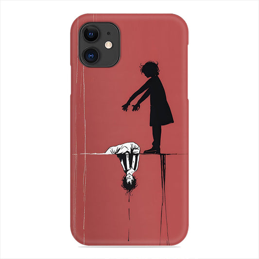 Reflection Art Phone Case - Silhouette Design