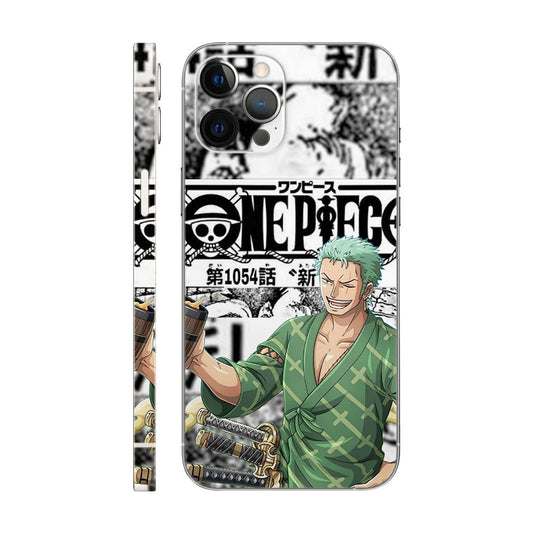 Zoro Phone Case - One Piece Manga Collage Design 6D Skin