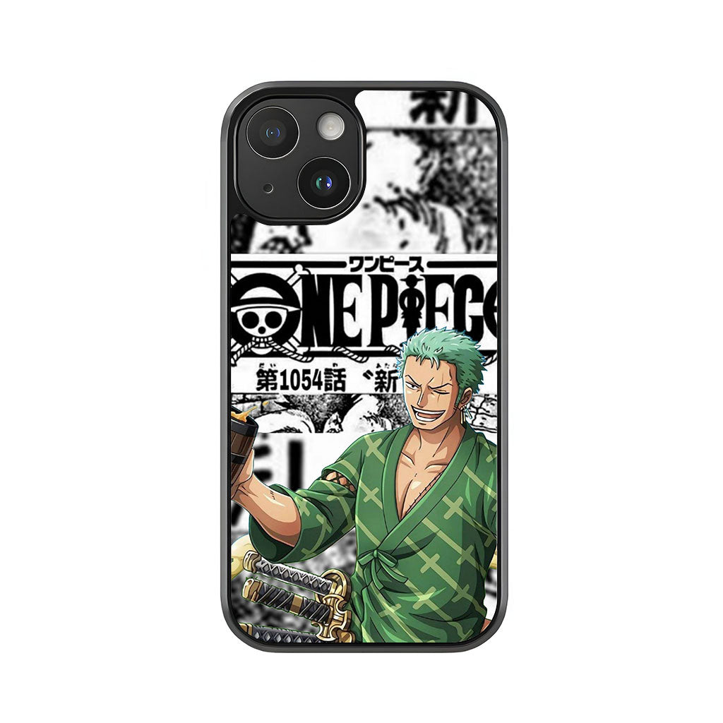 Zoro Phone Case - One Piece Manga Collage Design Metal Case