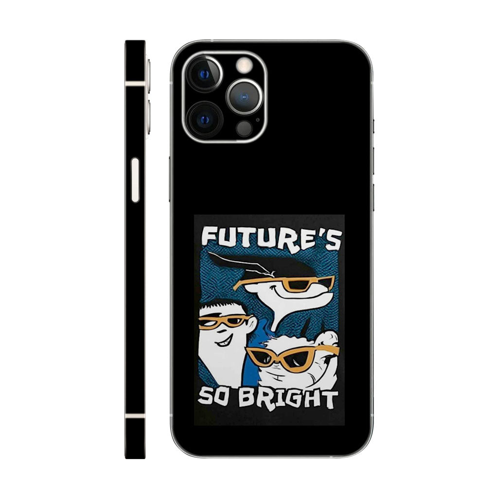 Future's So Bright Phone Case - Sharks with Sunglasses Design 6D Skin