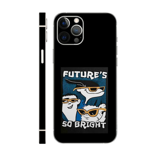 Future's So Bright Phone Case - Sharks with Sunglasses Design 6D Skin