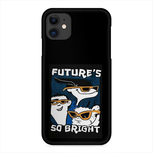 Future's So Bright Phone Case - Sharks with Sunglasses Design