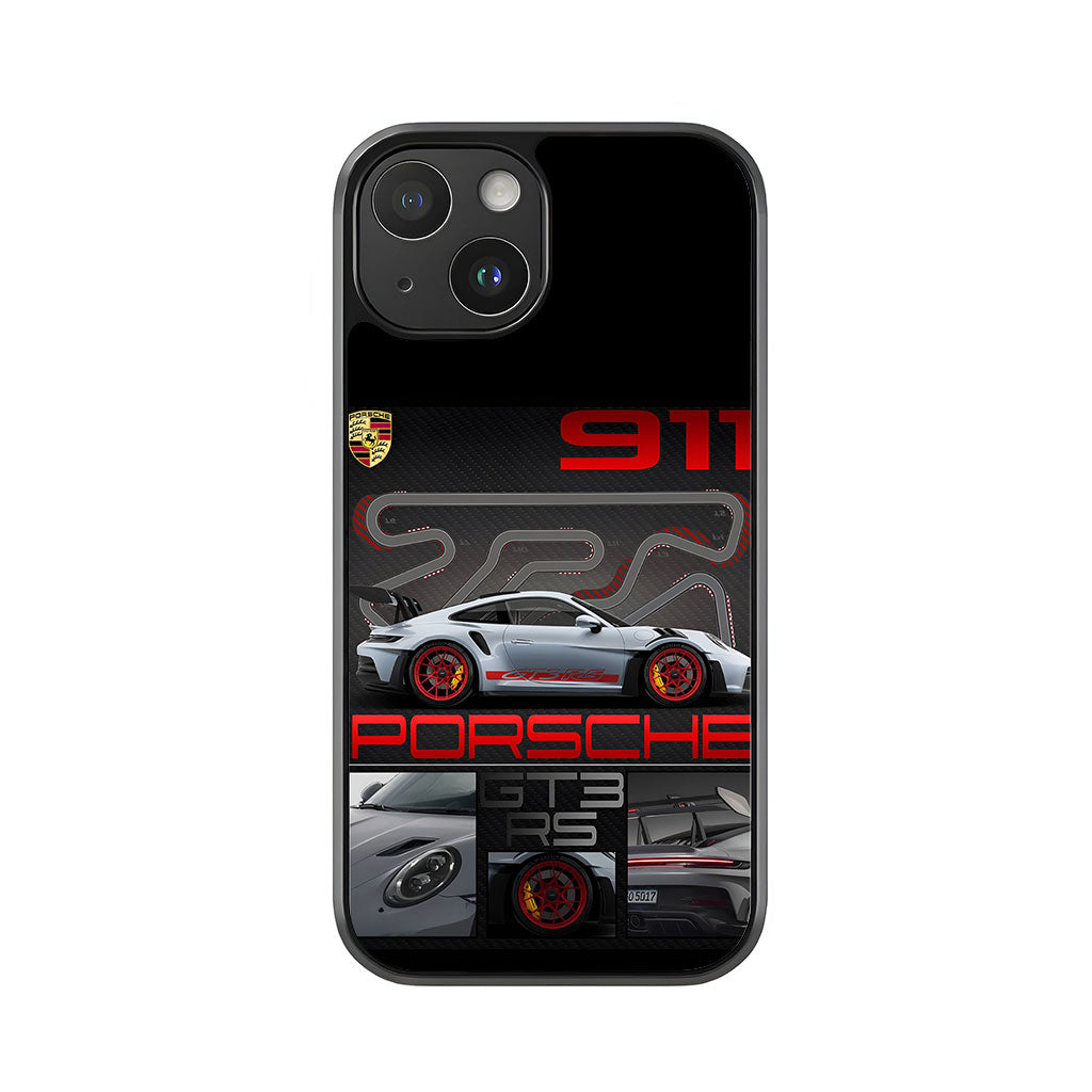 Porsche 911 GT3 RS Phone Case - Motorsport Design Metal Case