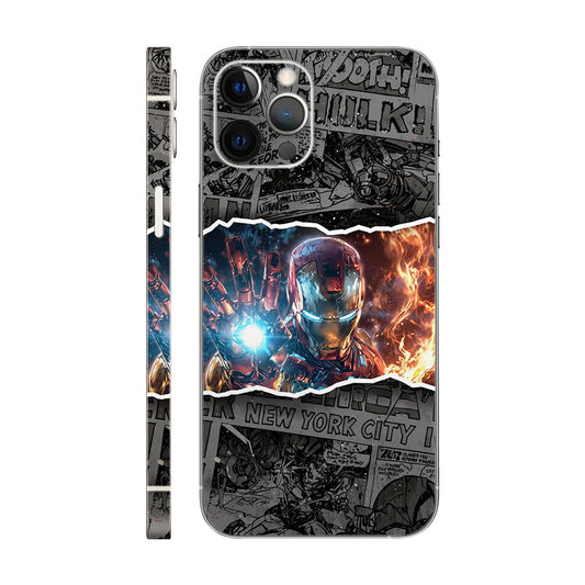 Iron Man Comic Book Phone Case - Hero Collage Design 6D Skin