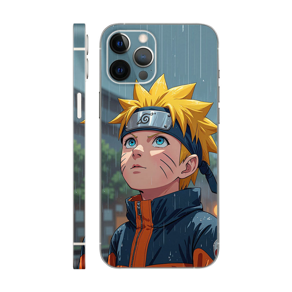 Young Naruto Phone Case - Rainy Day Anime Design 6D Skin
