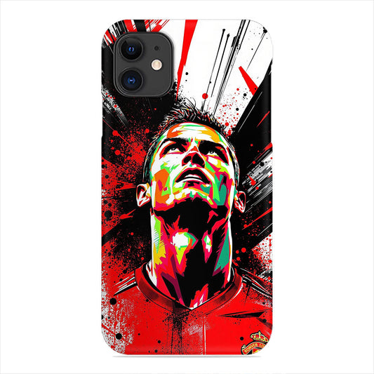 Cristiano Ronaldo Phone Case - Graffiti Style Portrait Design