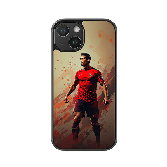 Cristiano Ronaldo Phone Case - Portugal Jersey Art Design Metal Case