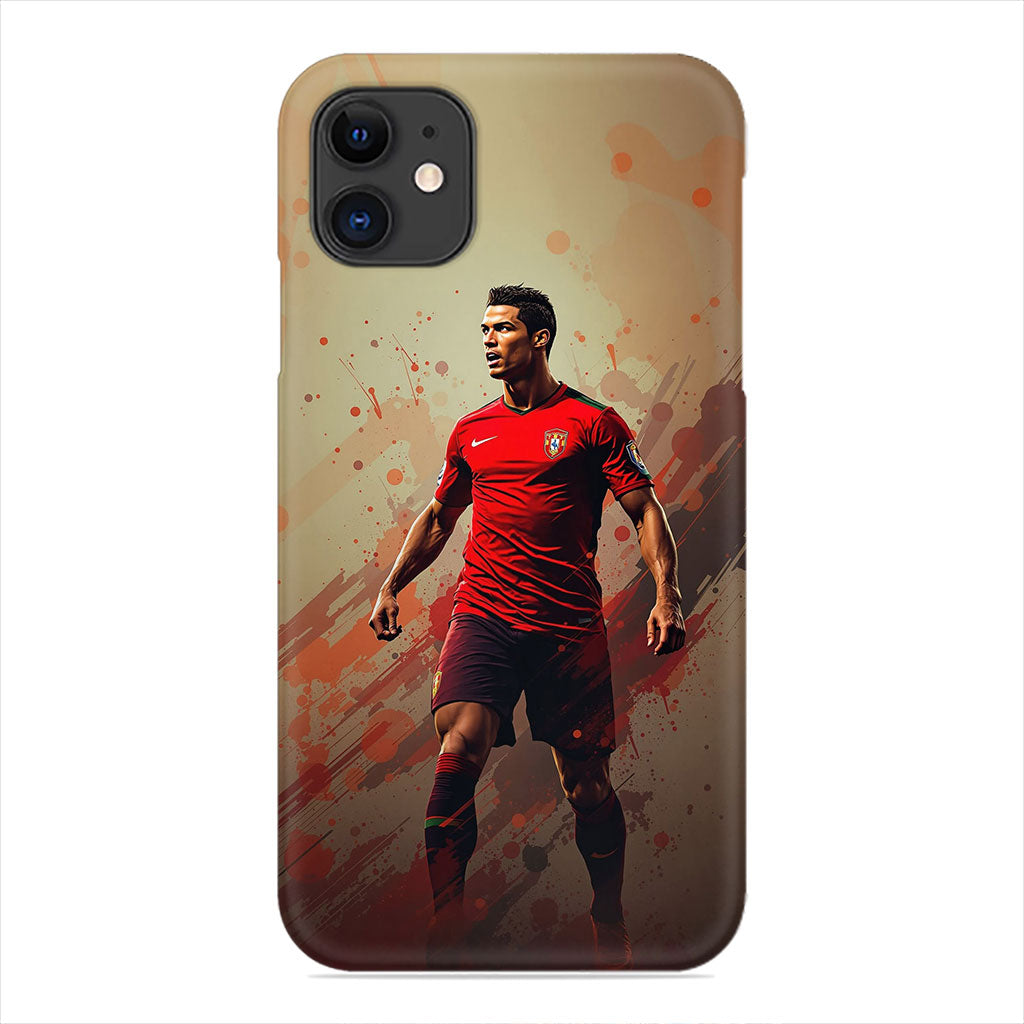 Cristiano Ronaldo Phone Case - Portugal Jersey Art Design