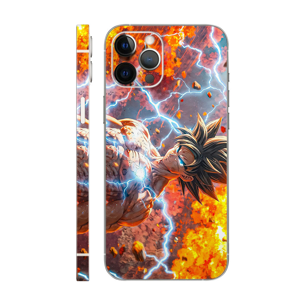 Goku Super Saiyan Phone Case - Lightning Battle Design 6D Skin