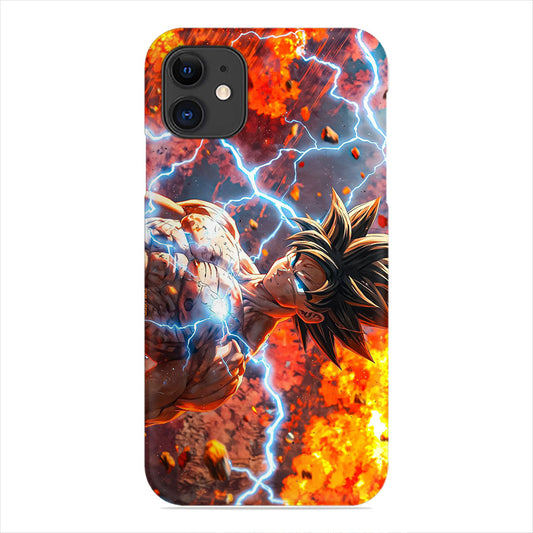 Goku Super Saiyan Phone Case - Lightning Battle Design
