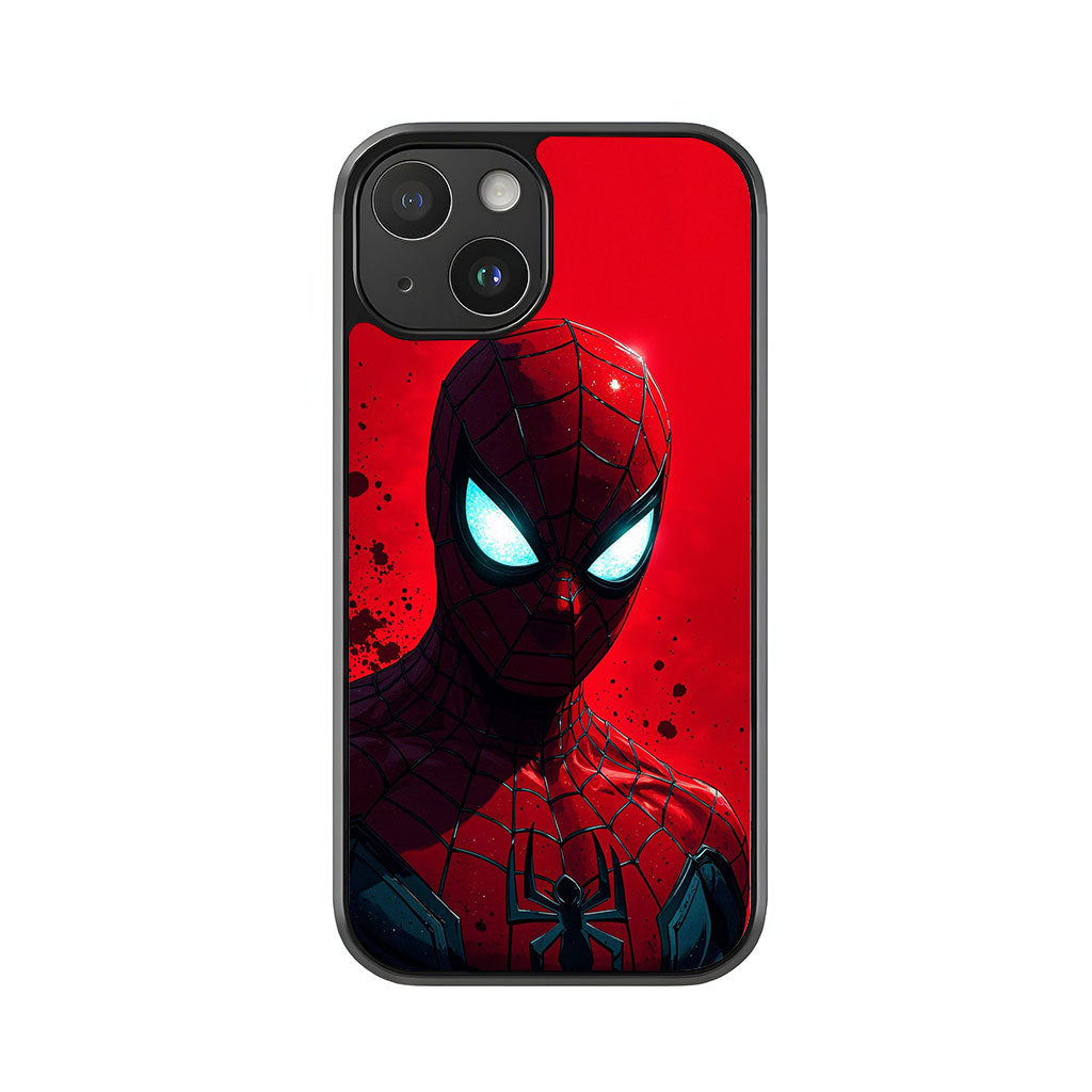 Spider-Man Phone Case - Glowing Eyes Art Design Metal Case