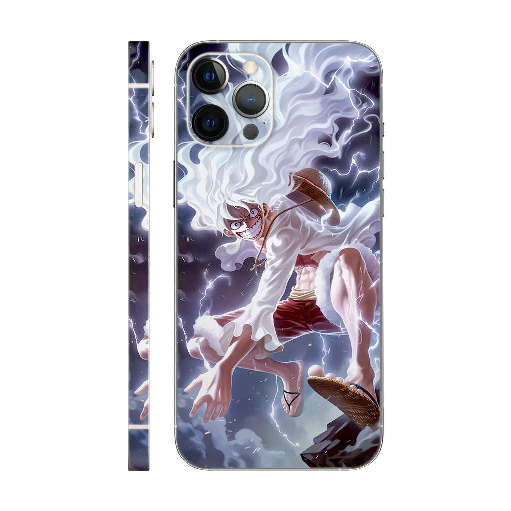 Luffy Gear 5 Phone Case - Lightning Power Design 6D Skin
