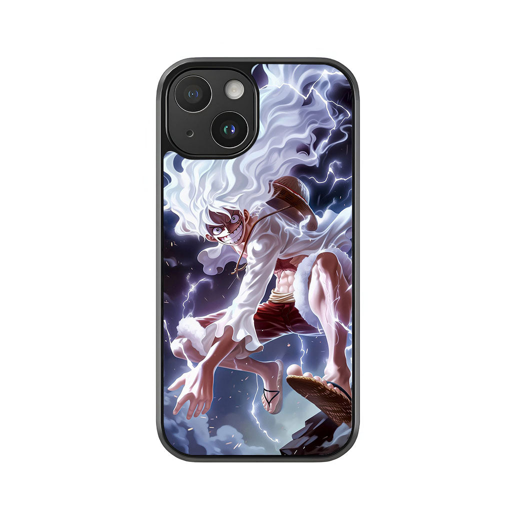 Luffy Gear 5 Phone Case - Lightning Power Design Metal Case