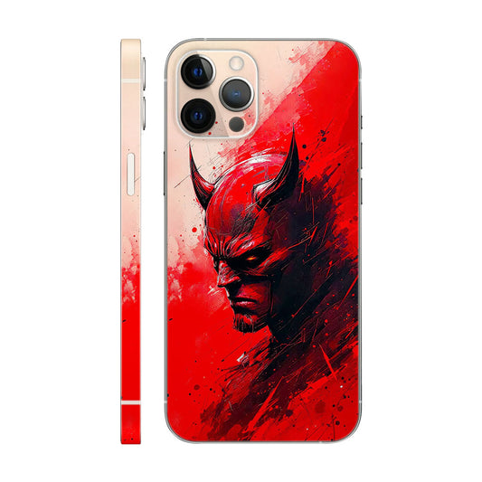 Daredevil Phone Case - Red Splatter Portrait Design 6D Skin