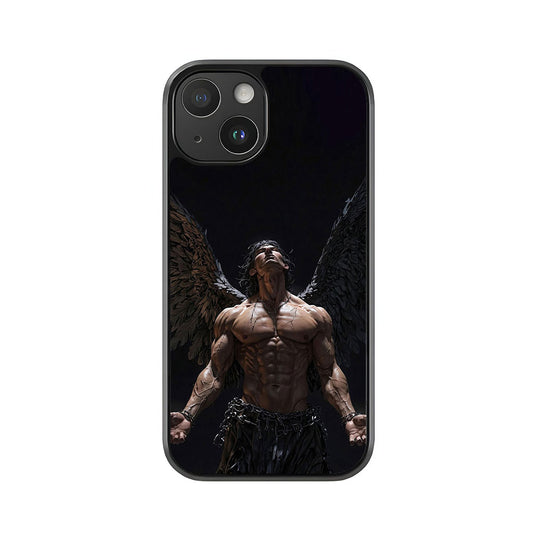 Angel with Wings Phone Case - Fantasy Warrior Design Metal Case