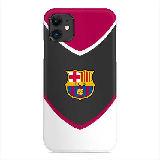 FC Barcelona Phone Case - Team Crest V-Shape Design