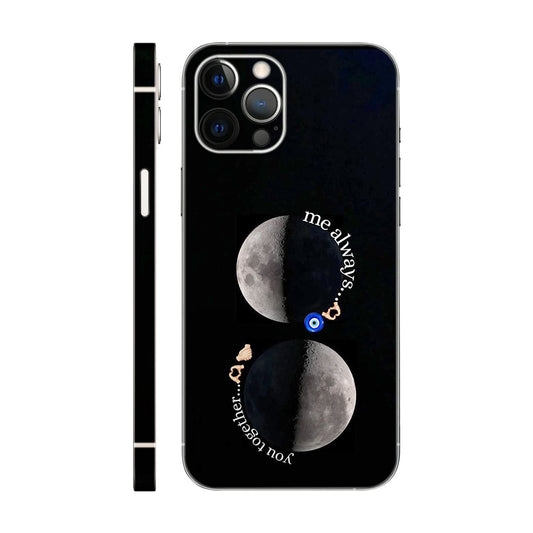 Moon Phase Phone Case - Evil Eye & Quote Design 6D Skin