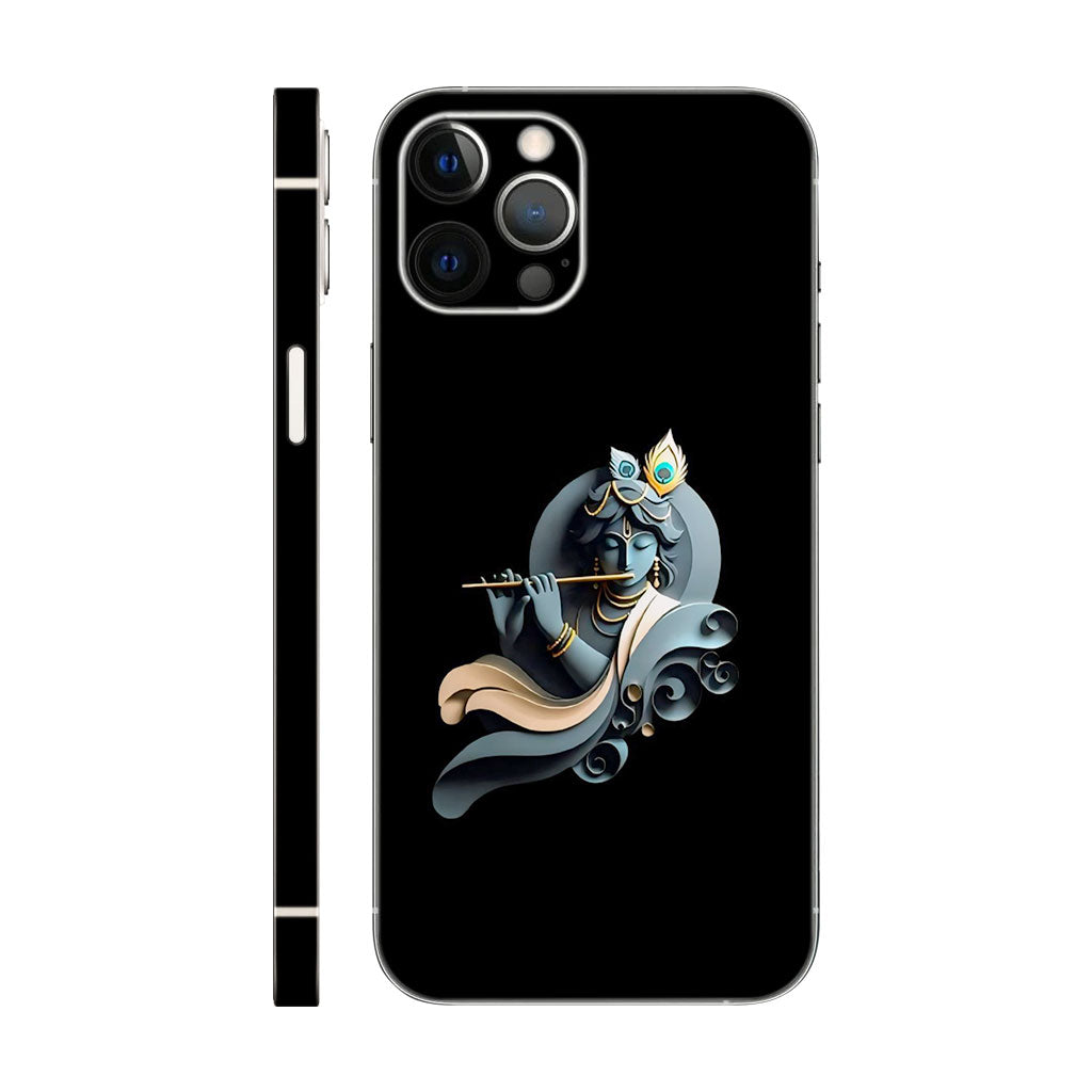 Lord Krishna Phone Case - Modern Abstract Art Design 6D Skin