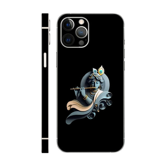 Lord Krishna Phone Case - Modern Abstract Art Design 6D Skin