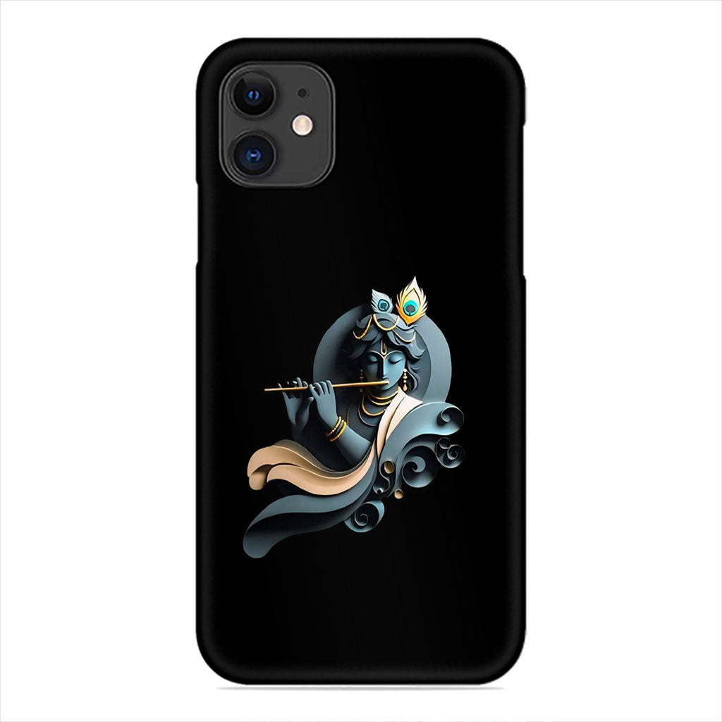 Lord Krishna Phone Case - Modern Abstract Art Design