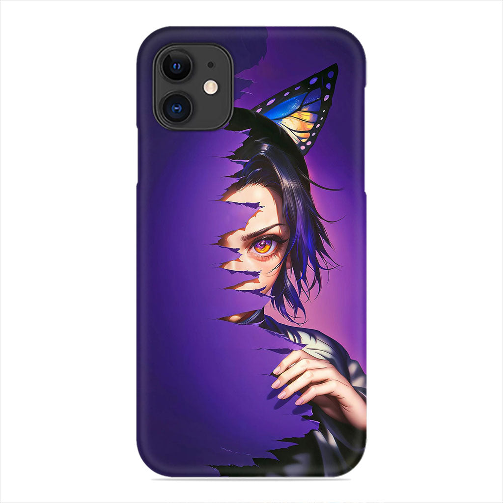 Shinobu Demon Slayer Phone Case - Butterfly Art Design
