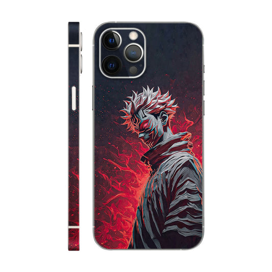 Ryomen Sukuna Phone Case - Fiery Aura Art Design 6D Skin