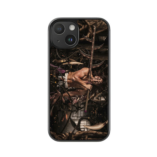 Fantasy Warrior Phone Case - Trapped in Vines Art Design Metal Case