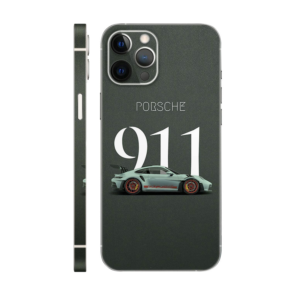 Porsche 911 Phone Case - Car & Number Design 6D Skin