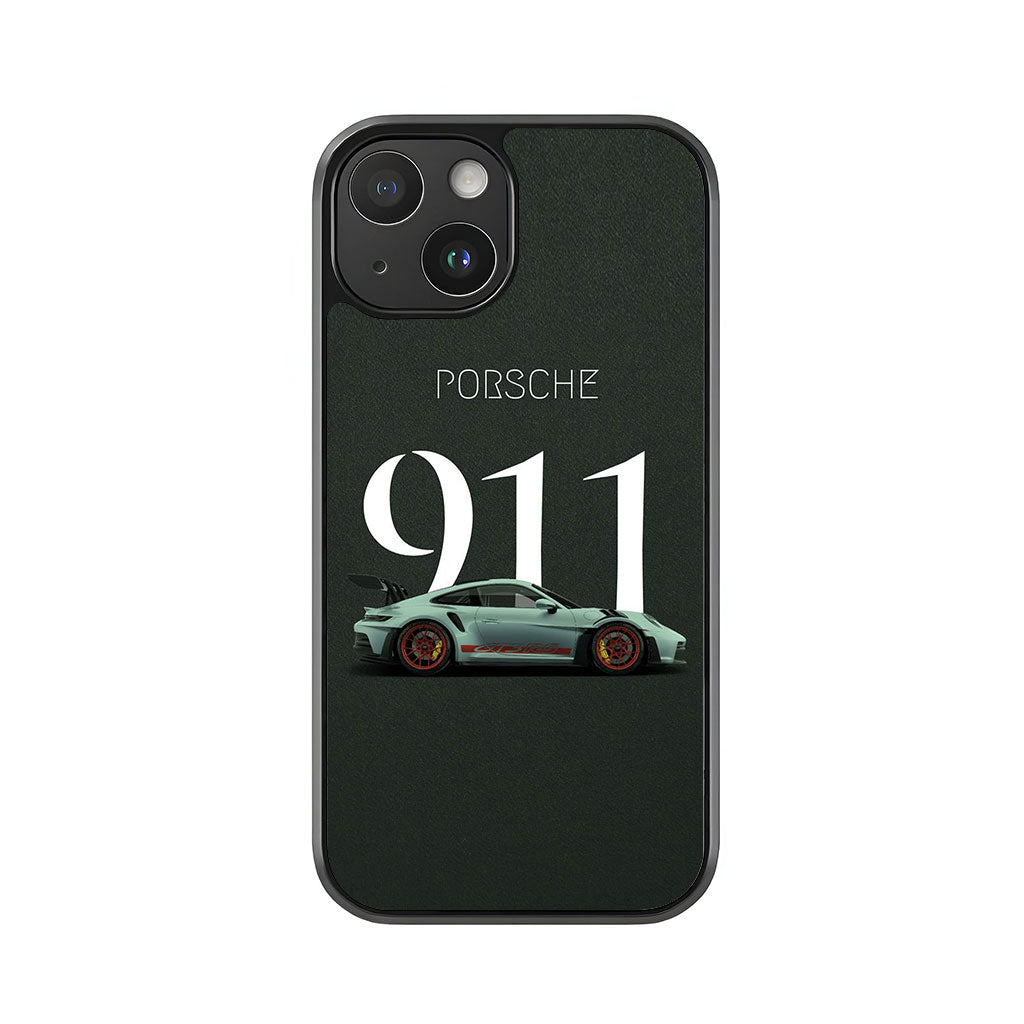 Porsche 911 Phone Case - Car & Number Design Metal Case