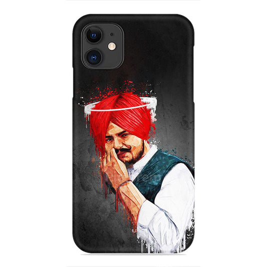Sidhu Moose Wala Phone Case - Red Turban Graffiti Design
