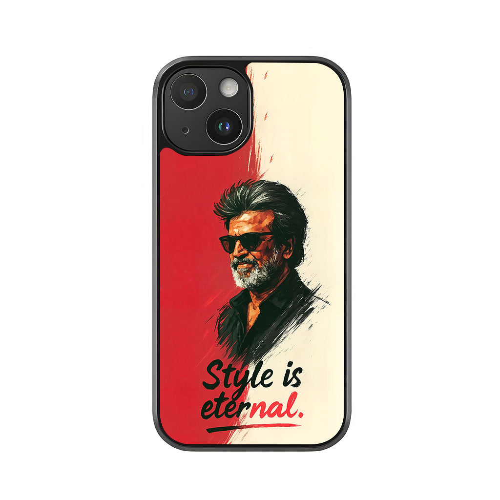 Rajinikanth Phone Case - Style is Eternal Design Metal Case