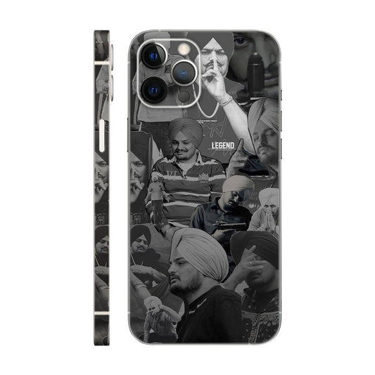 Sidhu Moose Wala Phone Case - 'LEGEND' Photo Collage Design 6D Skin