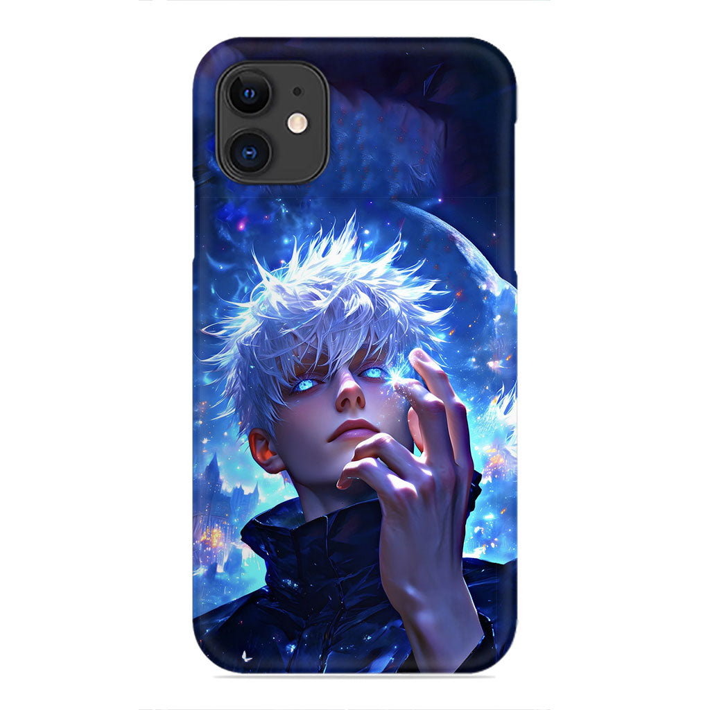 Gojo Satoru – The Limitless Sorcerer Under the Celestial Sky Phone Case