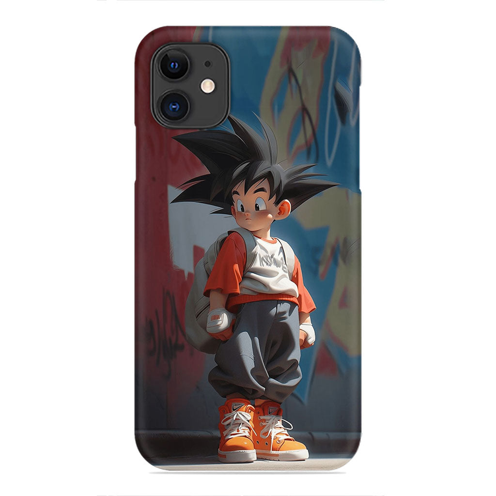 Urban Saiyan – Kid Goku in Street Style Phone Case