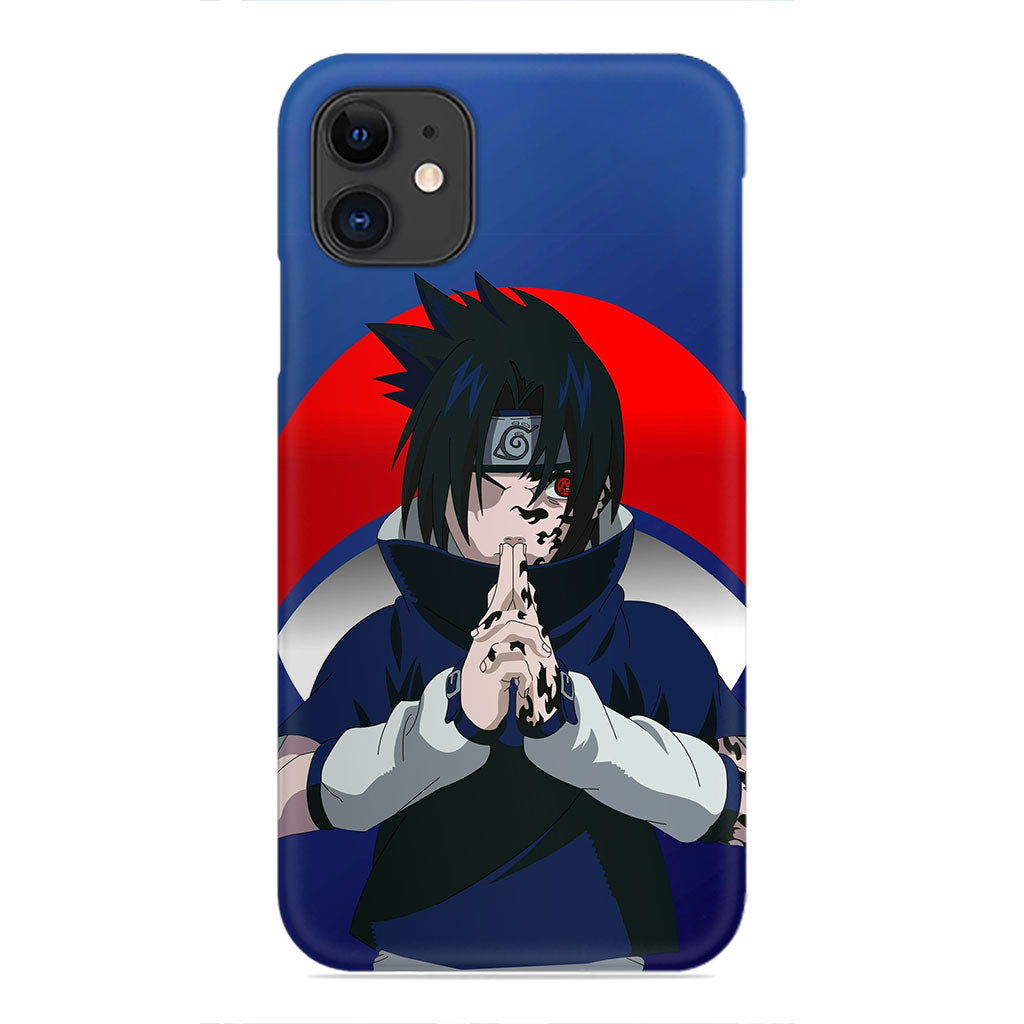Sasuke's Curse Mark Awakening: Power of the Uchiha Phone Case