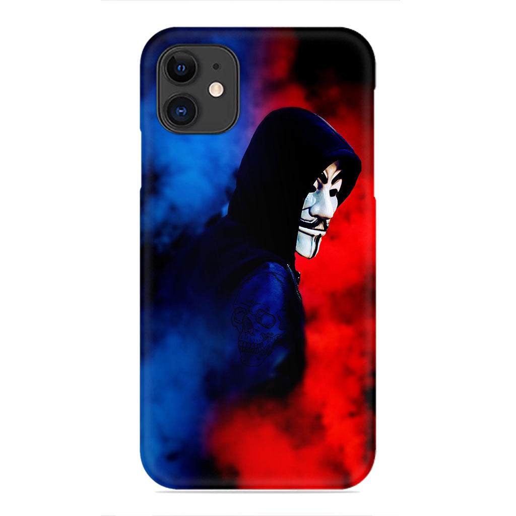 Anonymous in the Shadows: Duality of Rebellion Phone Case