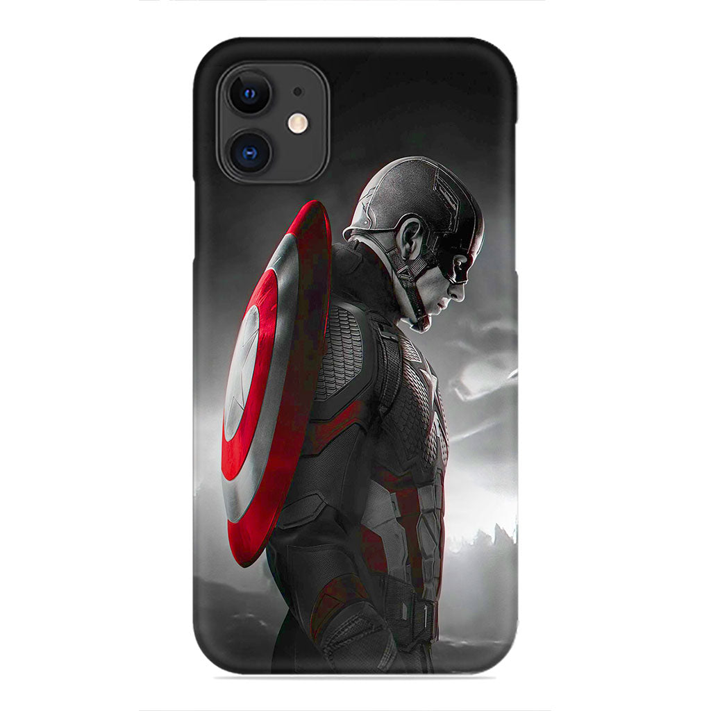 Captain's Resolve: The Weight of the Shield phone Case
