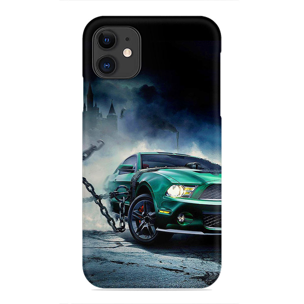 Unchained Fury Car: Midnight Muscle Phone Case