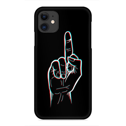 Bold Statement: Glitch Art Gesture Phone Case