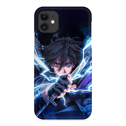 Lightning Blade Warrior – Dual-Eyed Swordsman Phone Case