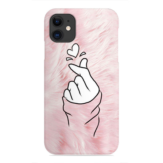 Finger Heart: Soft Love Vibes Phone Case