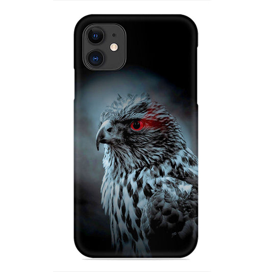 Crimson Gaze – Fierce Falcon with Red Eyes Phone Case