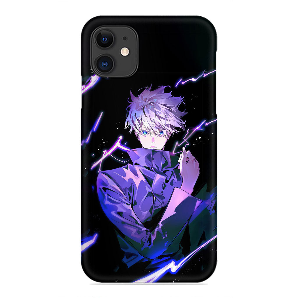 Gojo Satoru – Cursed Energy Lightning Aura Phone Case