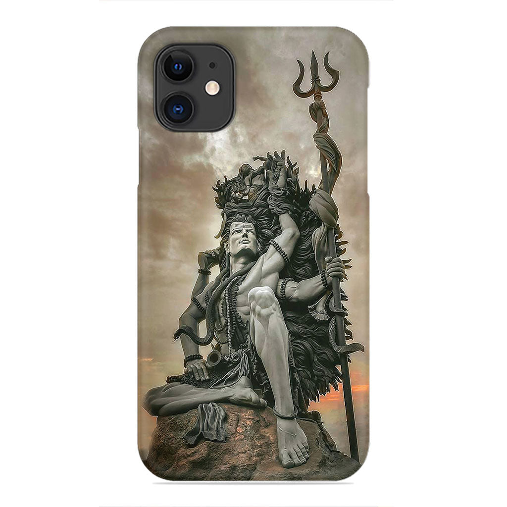 Divine Strength of Lord Shiva – Tranquil Sunset Edition Phone Case