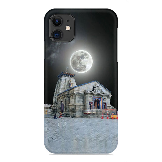 Kedarnath Temple Under the Full Moon – A Sacred Himalayan Night Phone Case