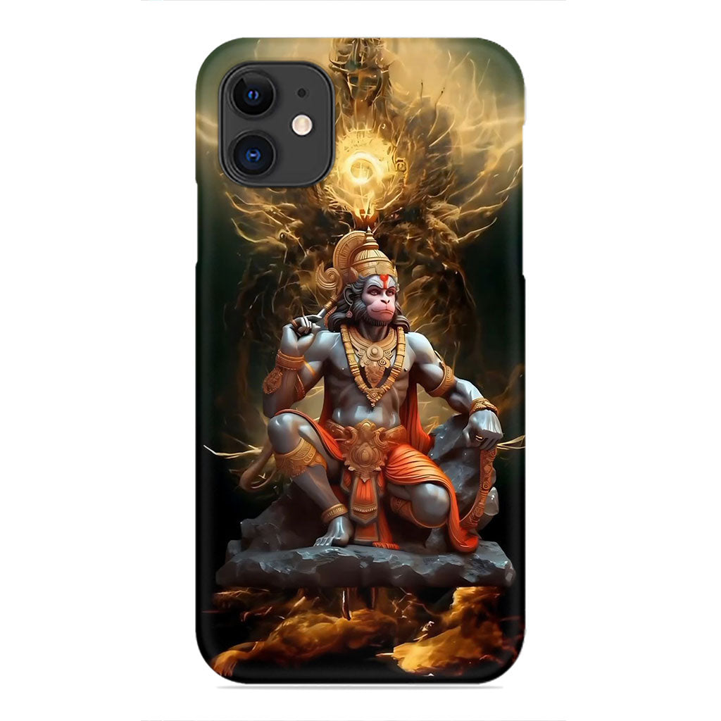 Divine Strength – Lord Hanuman in Glory Phone Case