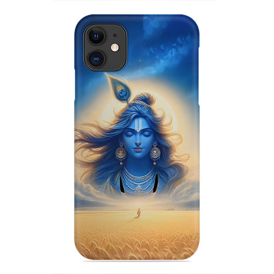 Divine Grace – Krishna's Cosmic Presence Phone Case