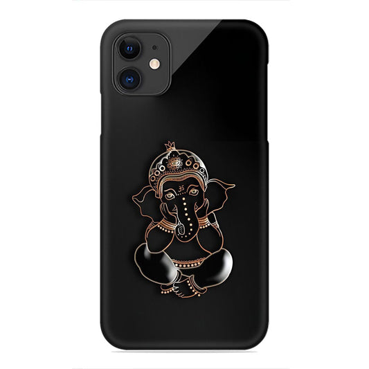 Elegant Divinity – Lord Ganesha in Minimalist Art Phone Case